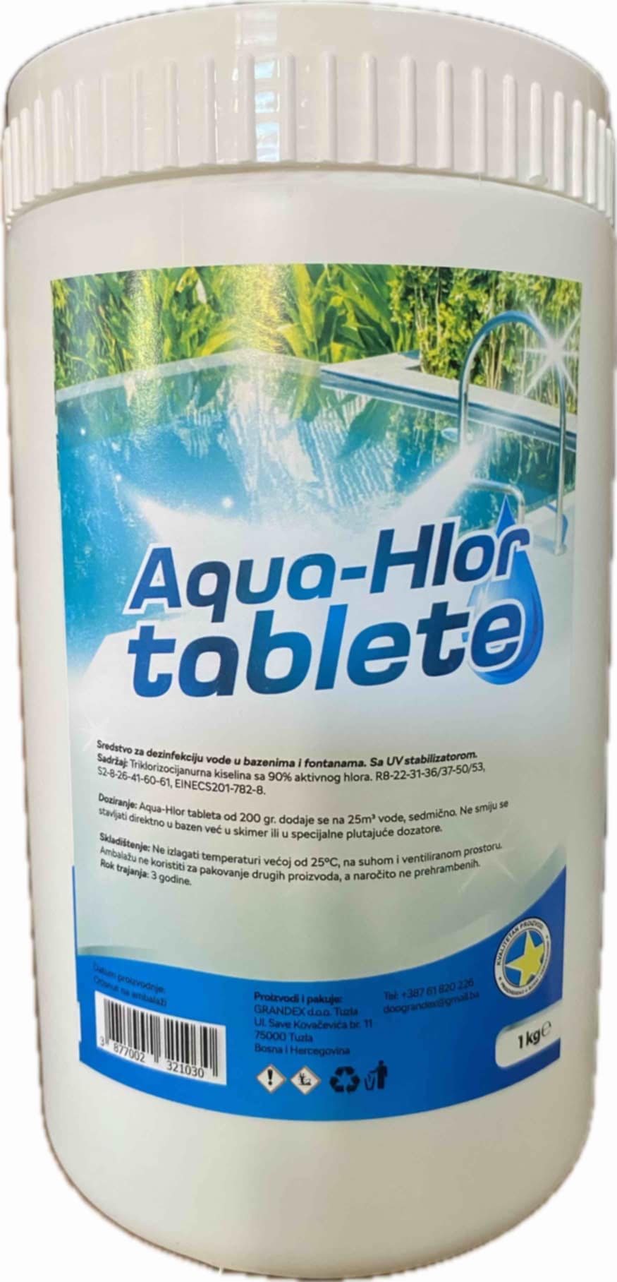 aqua hlor tablete